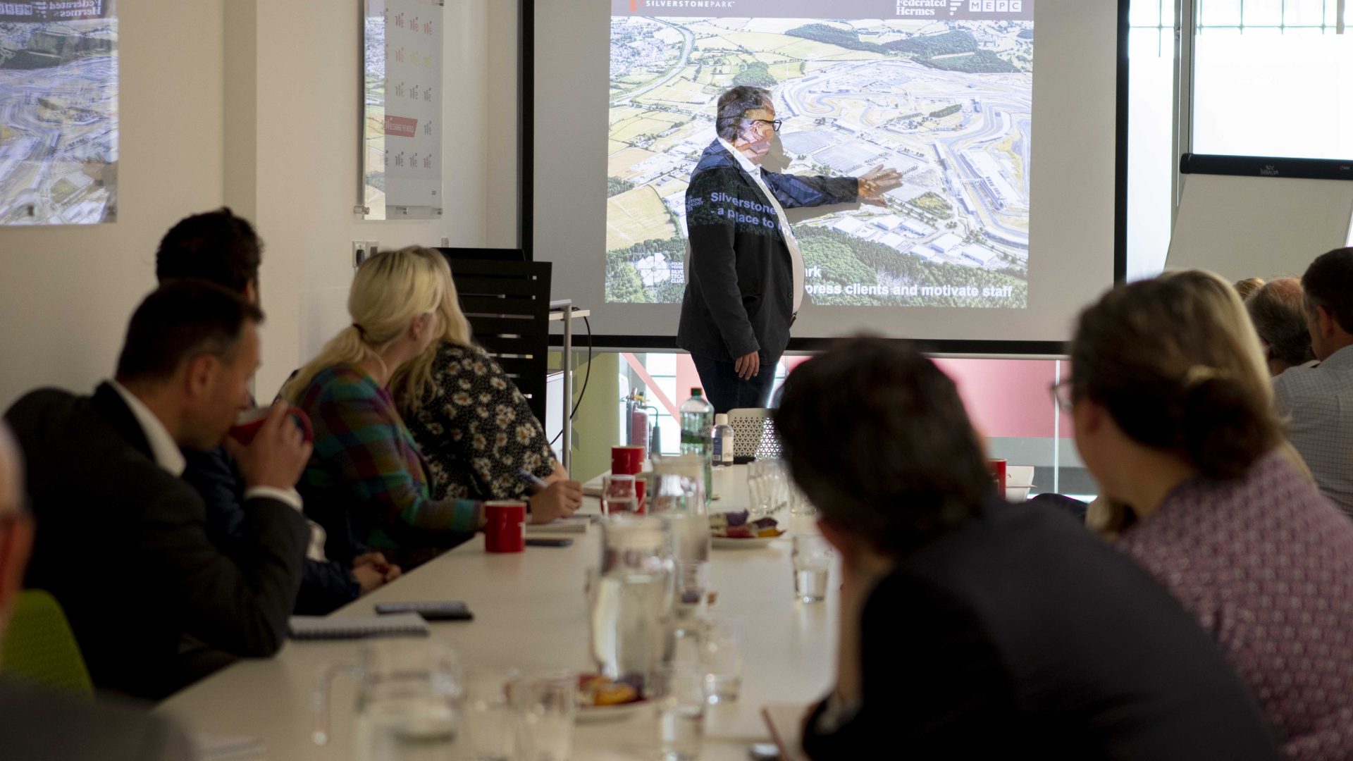 Chris Kimber-Nickelson with Bucks LEP/Westcott delegation autumn 2023